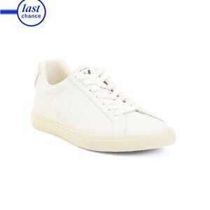 VEJA White Made In Brazil Leather Esplar Sneakers